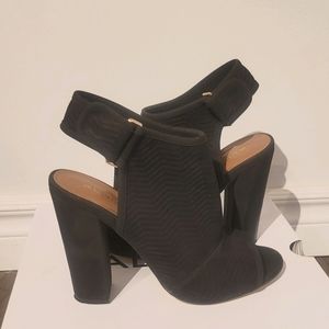 Aldo Peep Toe Heeled Booties